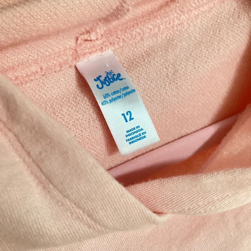 🌸3/$30🌸 Justice Girls' Cropped 3/4 Sleeve Sweatshirt